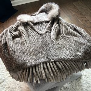 Now this is a Stunning Grey mink cape that can be worn Dressy or Casual! 💯 Mink